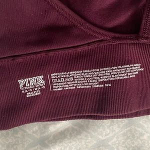 PINK Victoria's Secret Intimates & Sleepwear - Victoria Secret PINK Burgundy bralette PINK Victoria's Secret Intimates & Sleepwear - Victoria Secret PINK Burgundy bralette